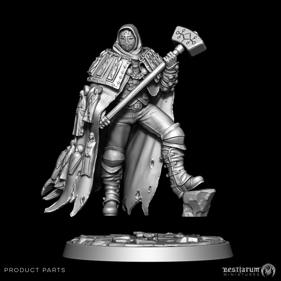 Witch Hunter Bastion | Penitent Hero | Bestiarum | Miniatures | D&amp;D | Wargaming | DnD