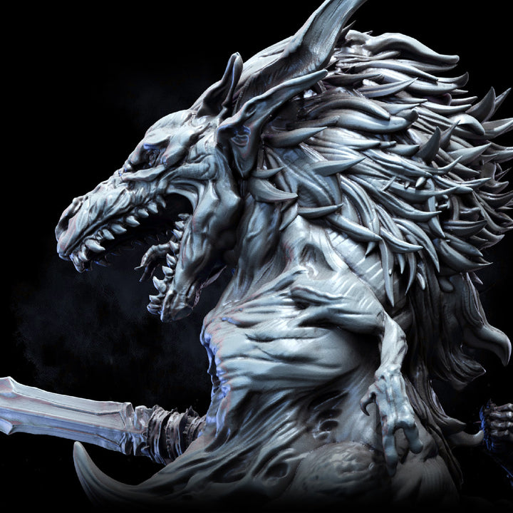 Wolf of Calden on Accursed Destrier | Calden Keep