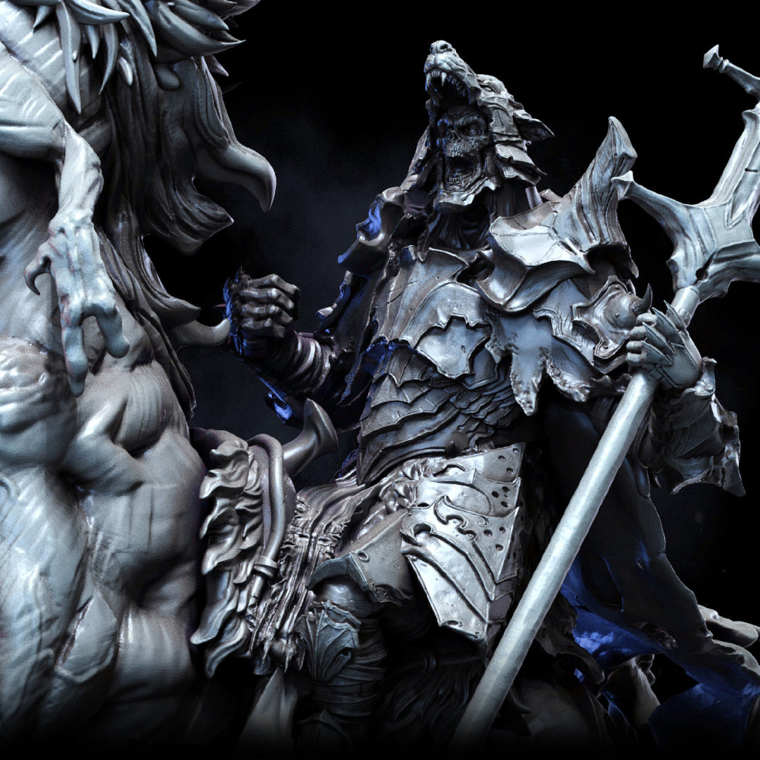 Wolf of Calden on Accursed Destrier | Calden Keep