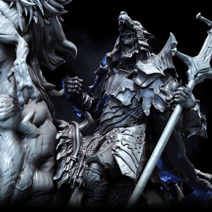 Wolf of Calden on Accursed Destrier | Calden Keep