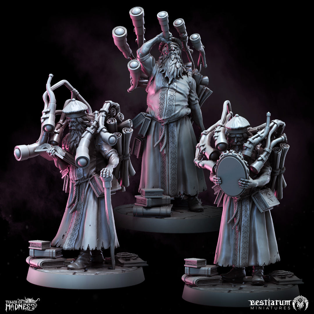 Astrologers x 3 | Tower of Madness | Bestiarum | Miniatures D&amp;D Wargaming DnD