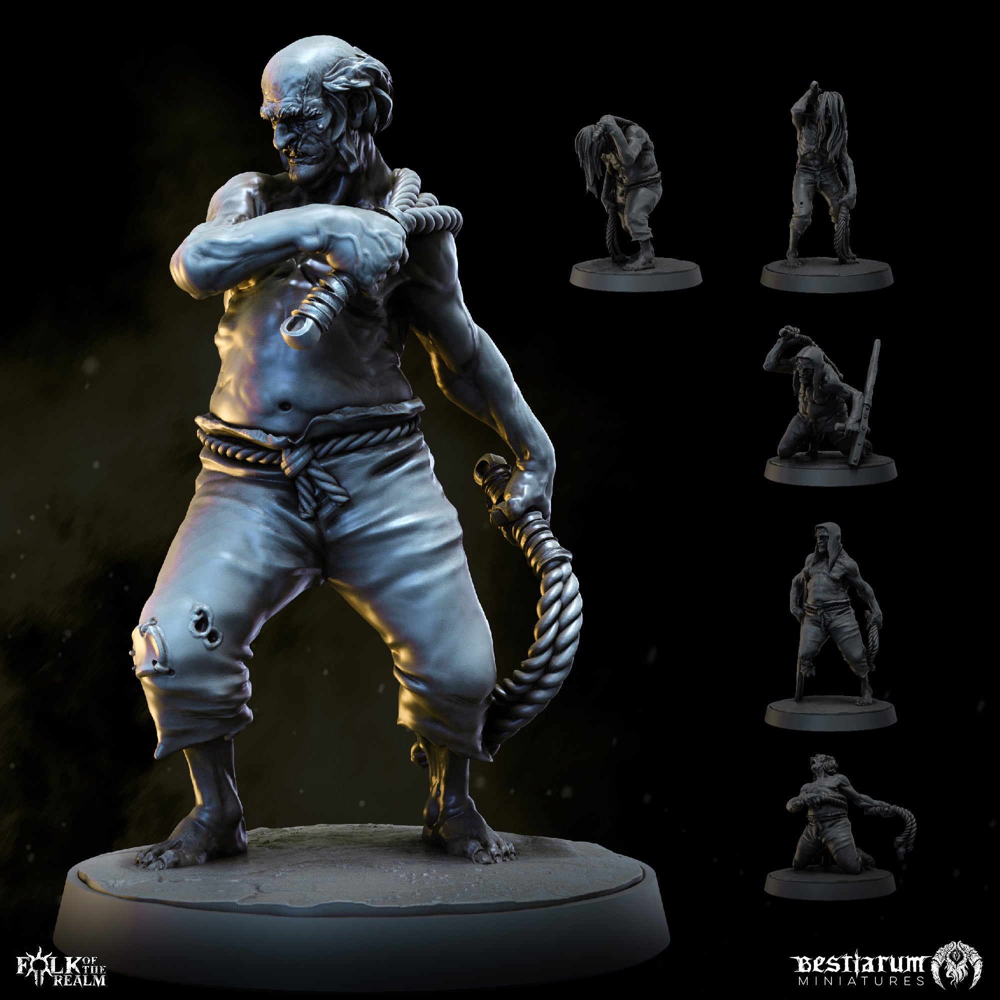 Azerai Flagellants | Folk of the Realm | Bestiarum | Miniatures D&D Wargaming DnD