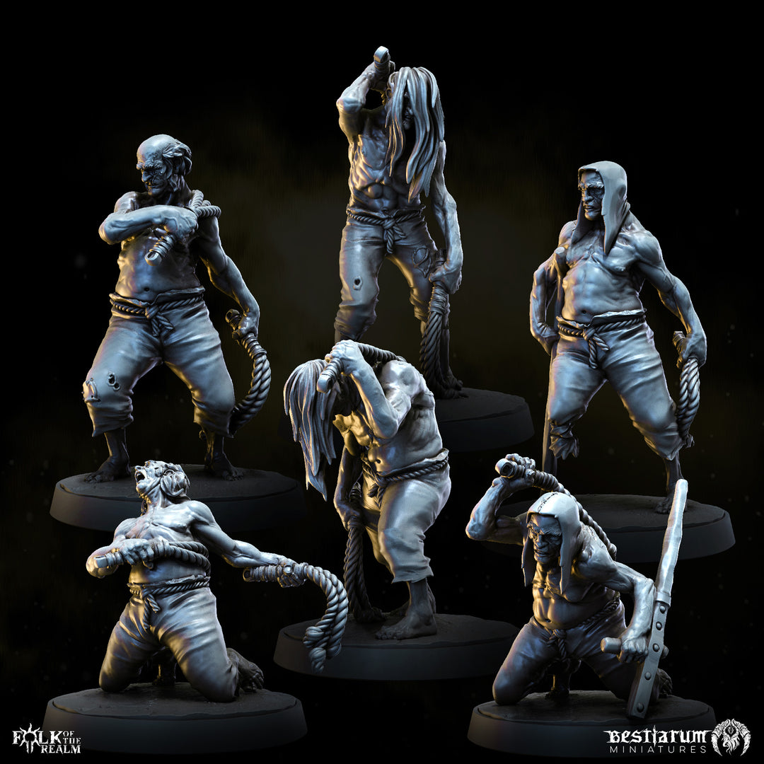 Azerai Flagellants | Folk of the Realm | Bestiarum | Miniatures D&amp;D Wargaming DnD