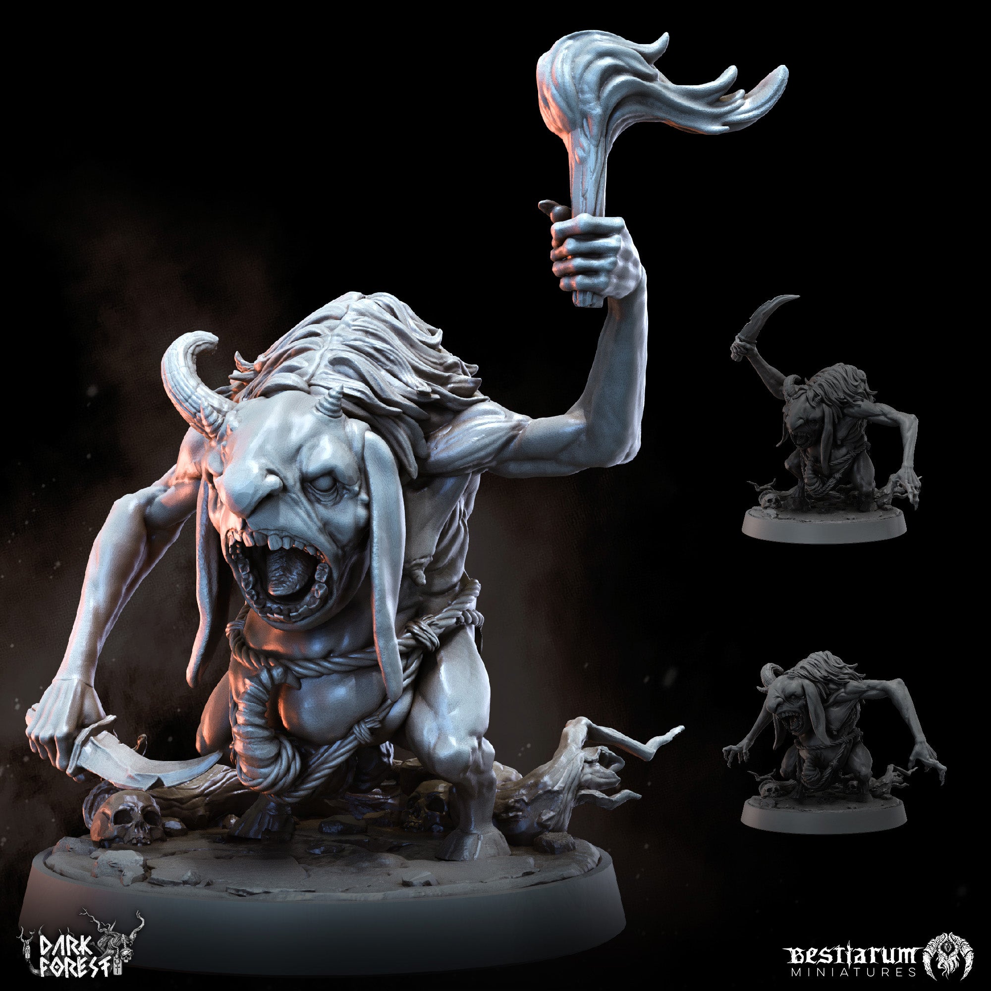 Bestial Byblows | Dark Forest | Bestiarum | Miniatures D&D Wargaming DnD