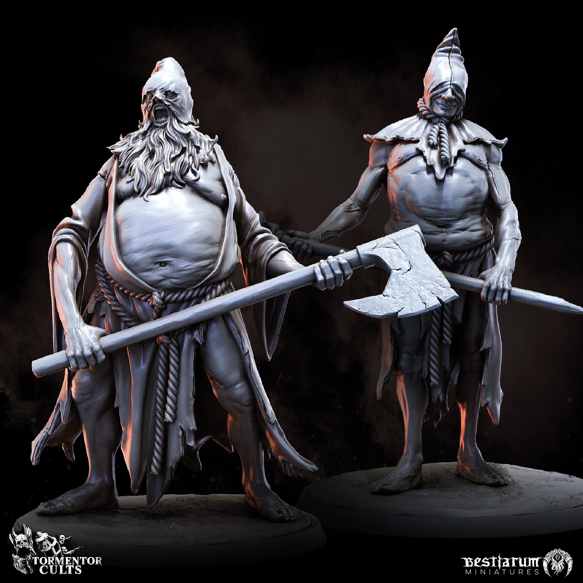 Cultist Bruisers | Tormentor Cults | Bestiarum | Miniatures | D&D | Wargaming | DnD