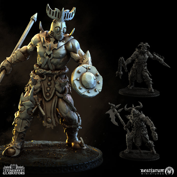 Mythicon Gladiators | Itinerant Gladiators | Bestiarum | Miniatures | D&amp;D | Wargaming | DnD