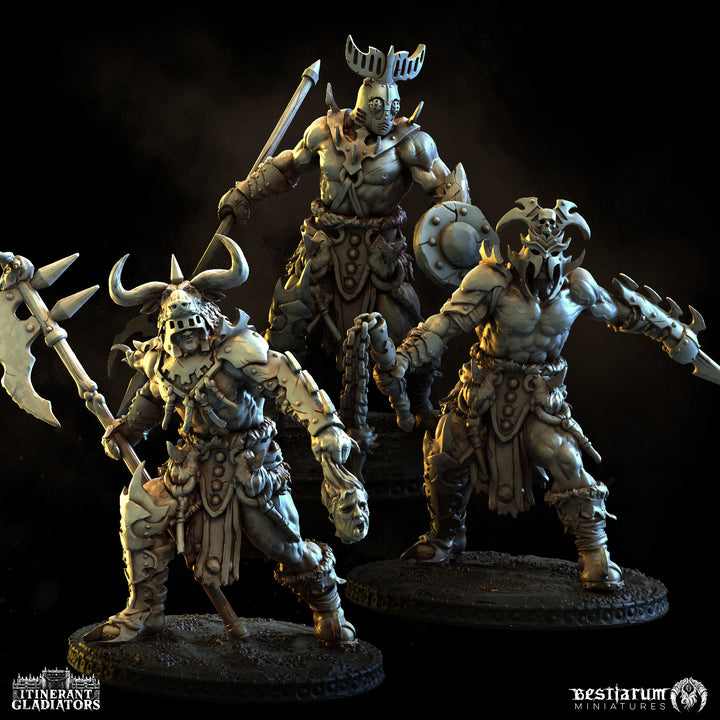 Mythicon Gladiators | Itinerant Gladiators | Bestiarum | Miniatures | D&amp;D | Wargaming | DnD