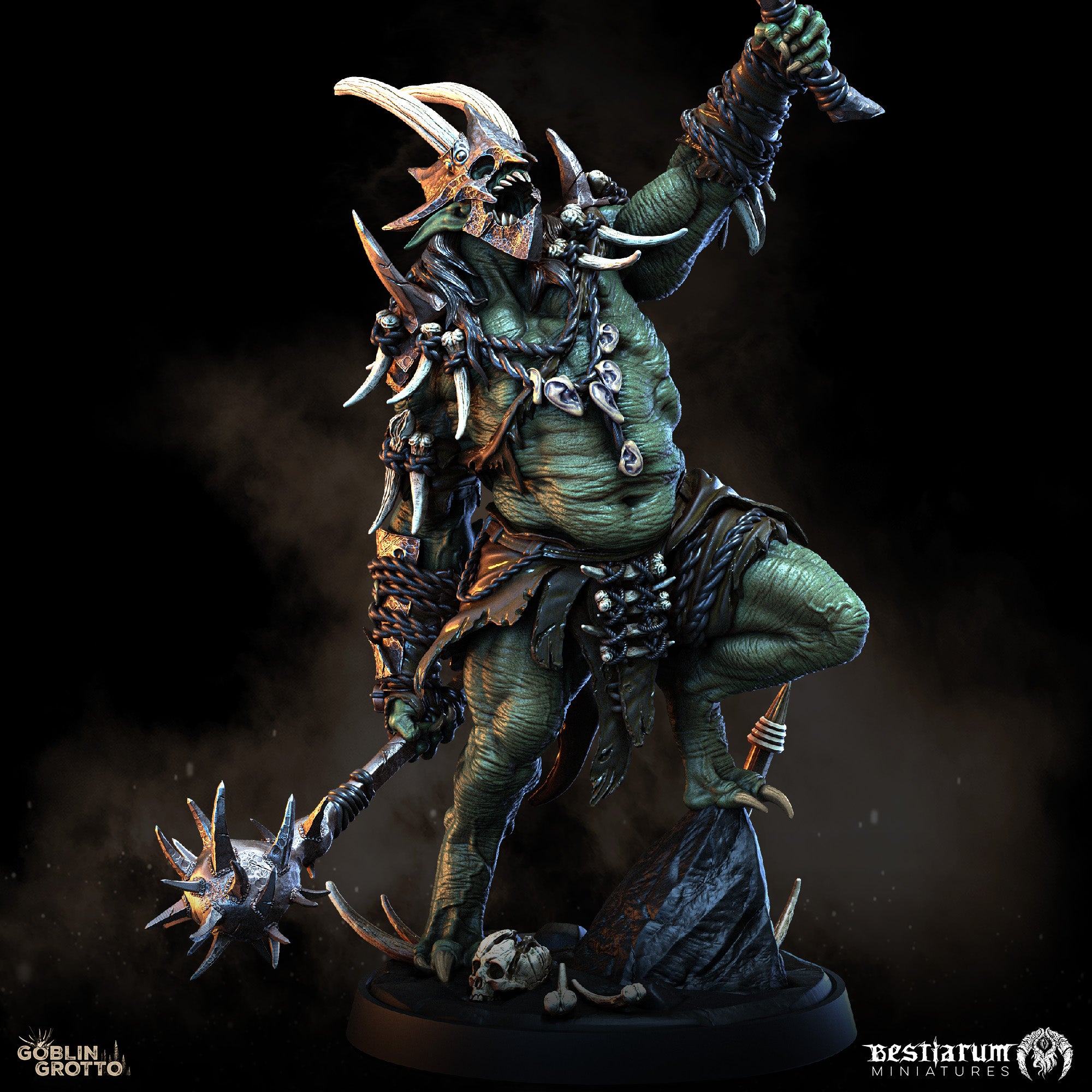 Goblin Raid Leader | Goblin Grotto | Bestiarum | Miniatures D&D Wargaming DnD