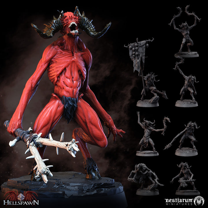 Hellfiends | Hellspawn | Bestiarum | Miniatures D&amp;D Wargaming DnD