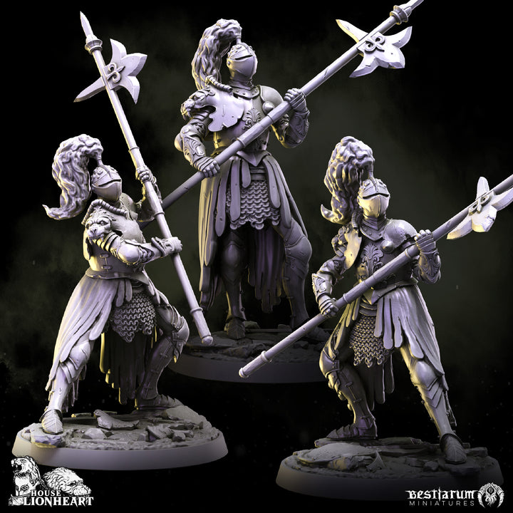 Lionheart Knights | House Lionheart | Bestiarum | Miniatures D&amp;D Wargaming DnD