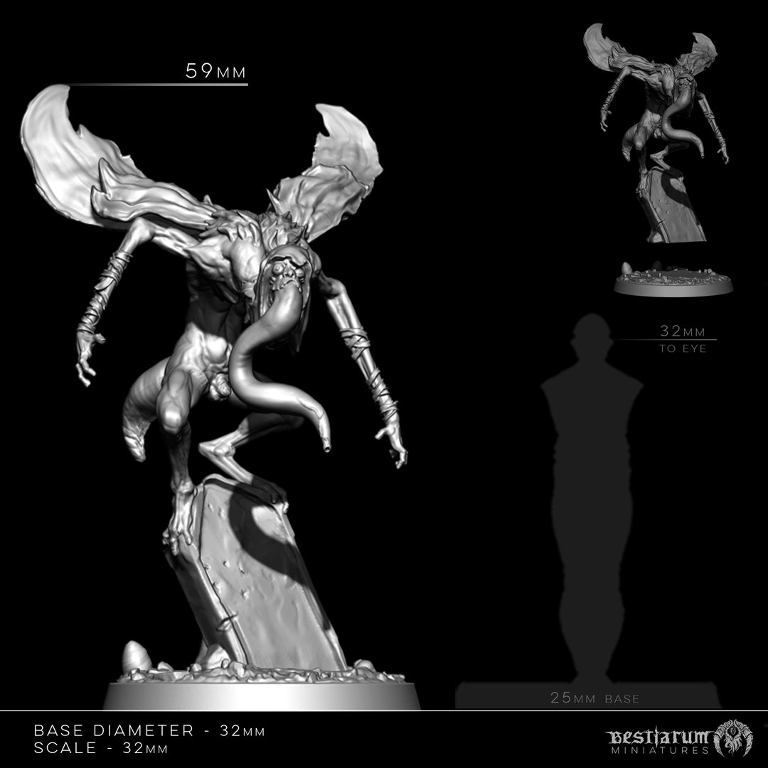 Moth Acolyte Metamorphs | STL | Cult of the Moth