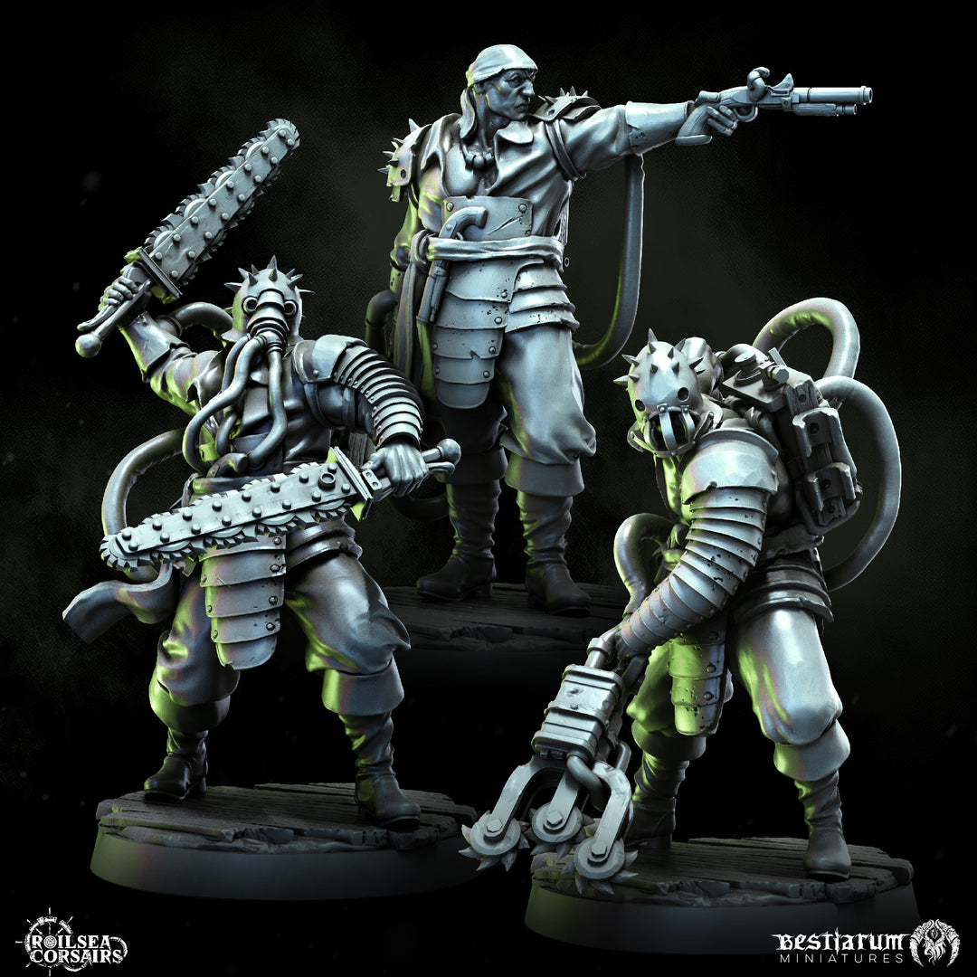 Dieselpunk Naval Raiders Set | Roilsea Corsairs