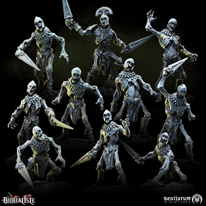 Ancient Tomb Zombie Warband Set | Burial Isle