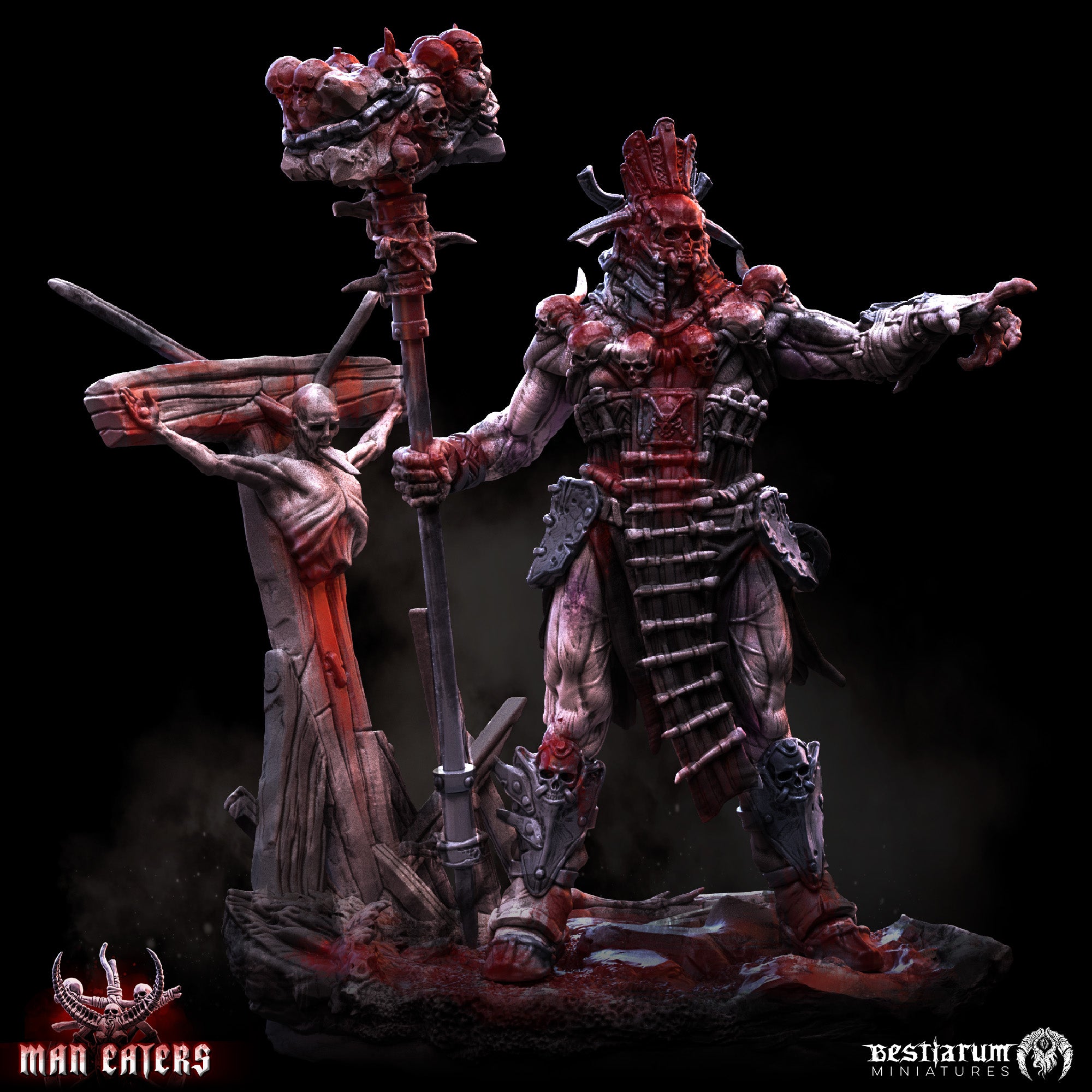 Slaughter Chief | Man Eaters | Bestiarum | Miniatures D&D Wargaming DnD