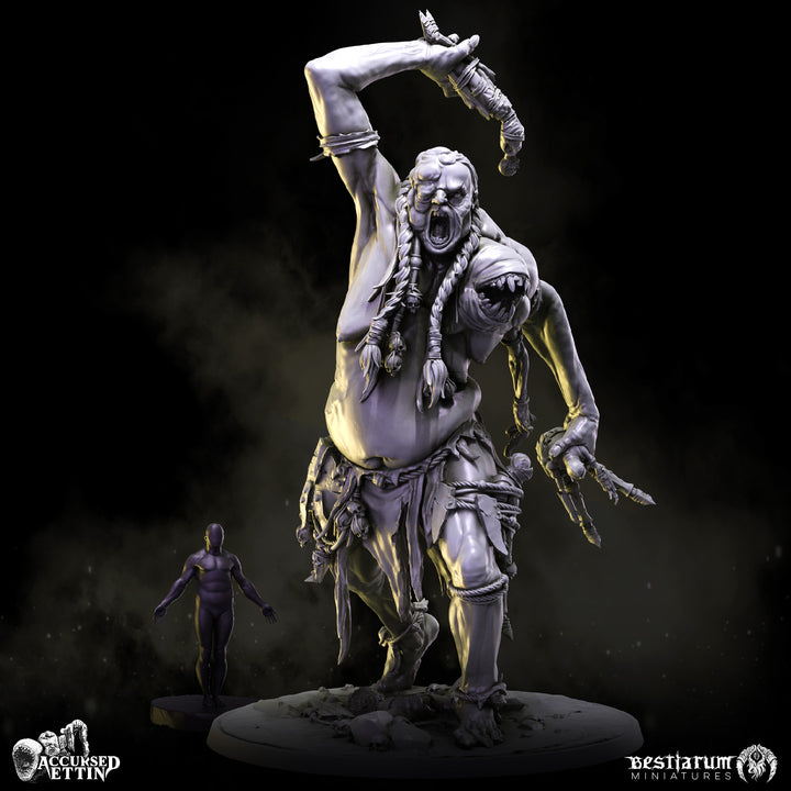 Ettin 2 | Accursed Ettin | Bestiarum | Miniatures D&amp;D Wargaming DnD