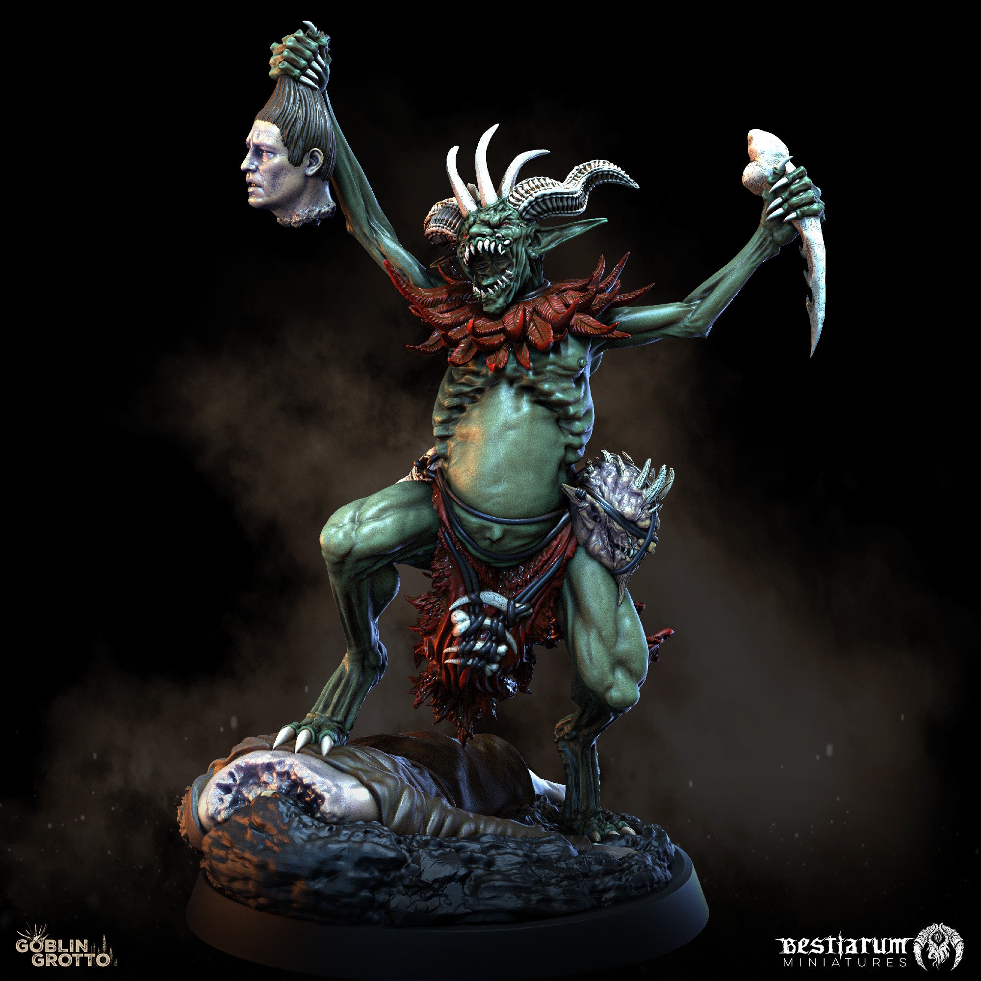 Goblin Blood Seer | Goblin Grotto | Bestiarum | Miniatures D&D Wargaming DnD