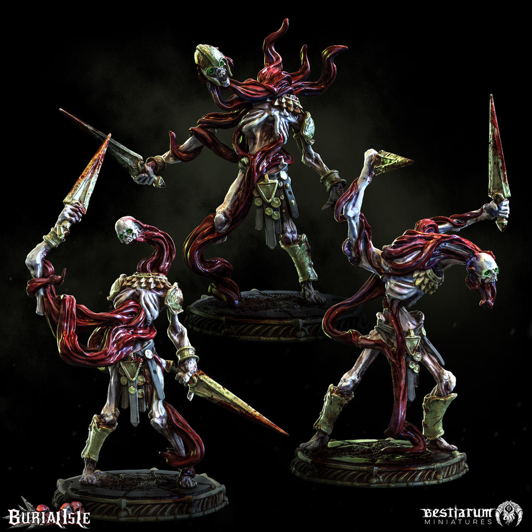 Blood Infected Scythrians | Burial Isle | Bestiarum | Miniatures D&amp;D Wargaming DnD