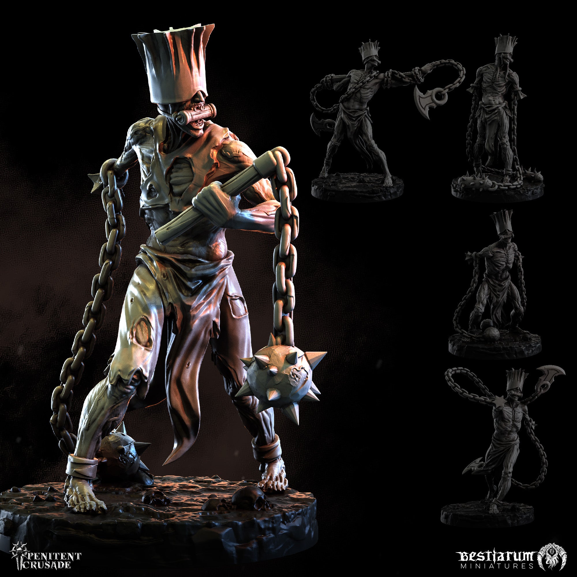 Chainbound Husks | STL | Penitent Crusade
