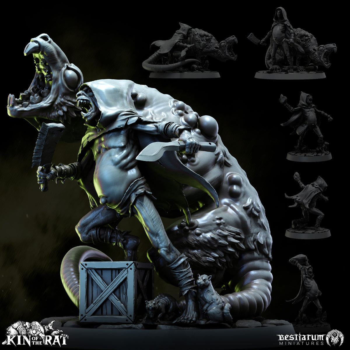 Kin of the Rat – Dark Fantasy Ratkin Miniatures – Bestiarum Games