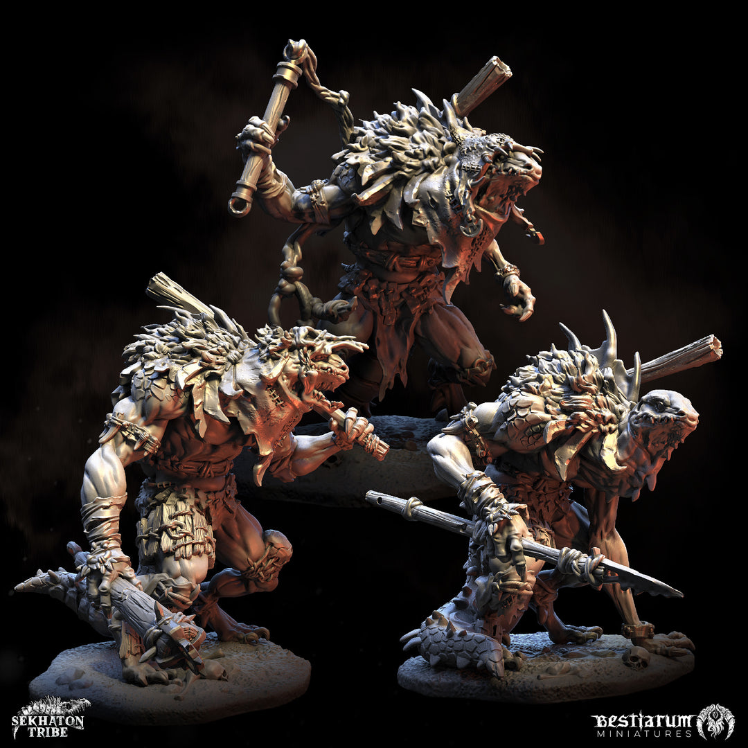 Sekhaton Scouts | Sekhaton Tribe | Bestiarum | Miniatures | D&amp;D | Wargaming | DnD