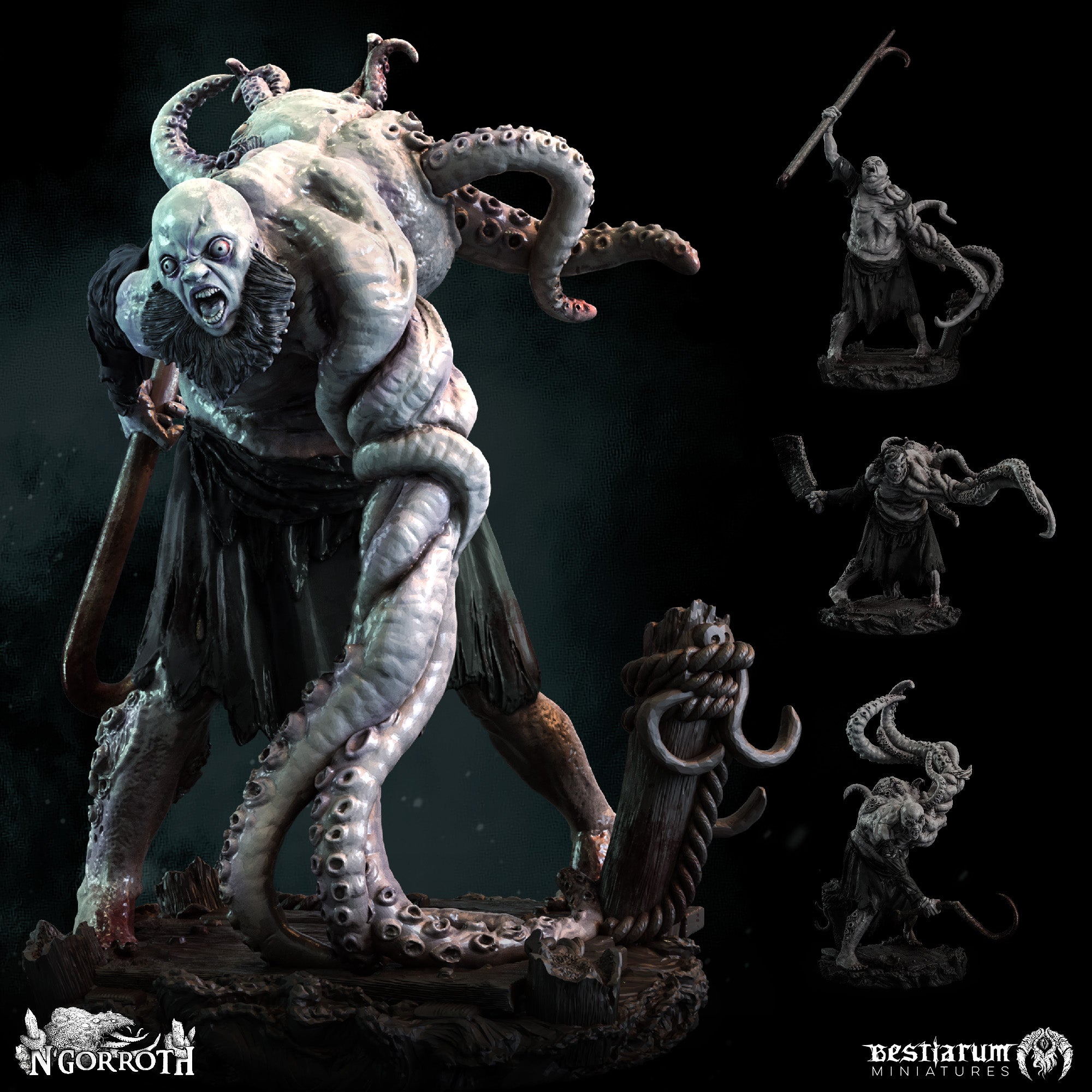 N'Gorroth Stranglers | The N'Gorroth | Bestiarum | Miniatures D&D Wargaming DnD