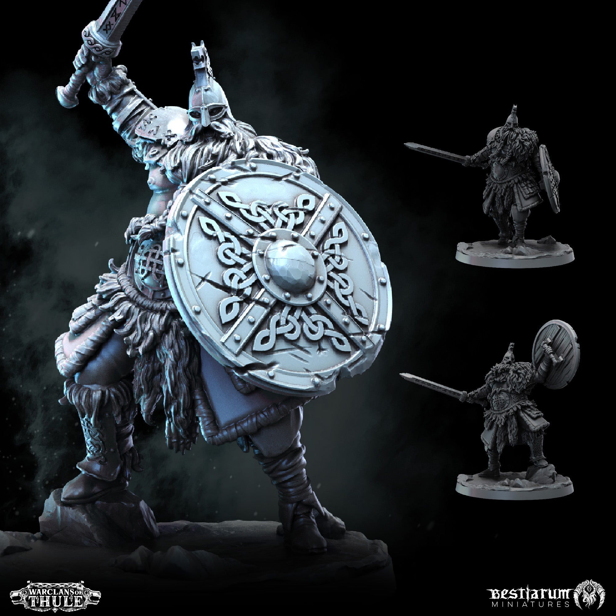 Thulean Warriors | Warclans of Thule | Bestiarum | Miniatures D&D Wargaming DnD