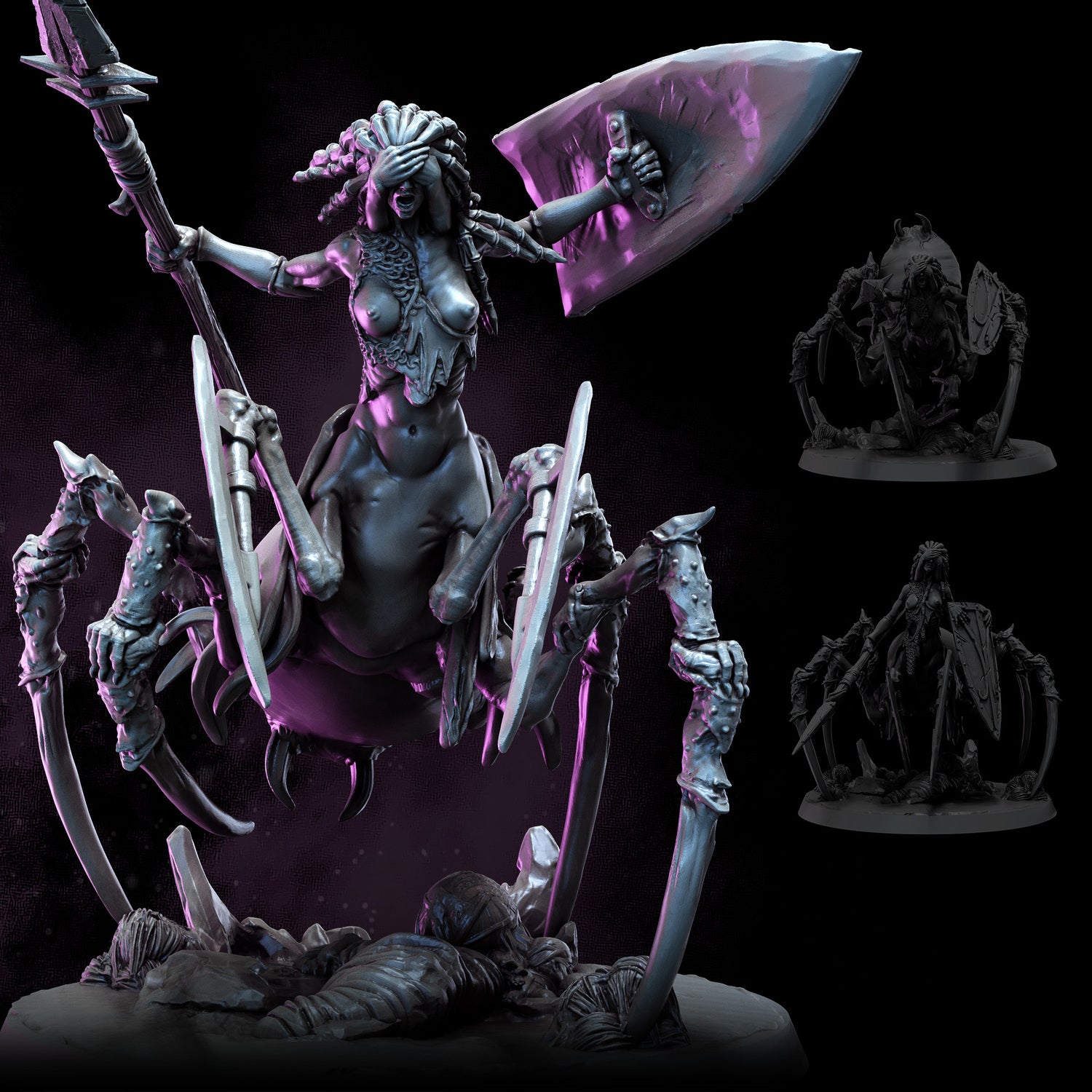 Dark Elf Arachnaeborne | The Remade
