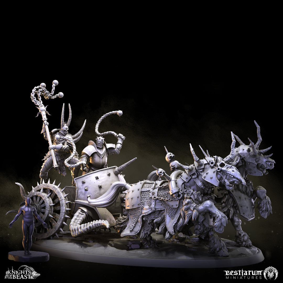 Gore Forged Chariot | Knights of the Beast | Bestiarum | Miniatures D&amp;D Wargaming DnD