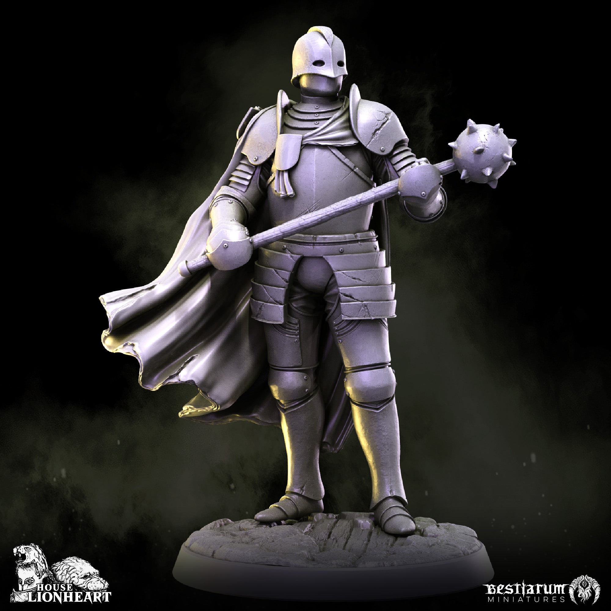 Guard Captain | House Lionheart | Bestiarum | Miniatures D&D Wargaming DnD