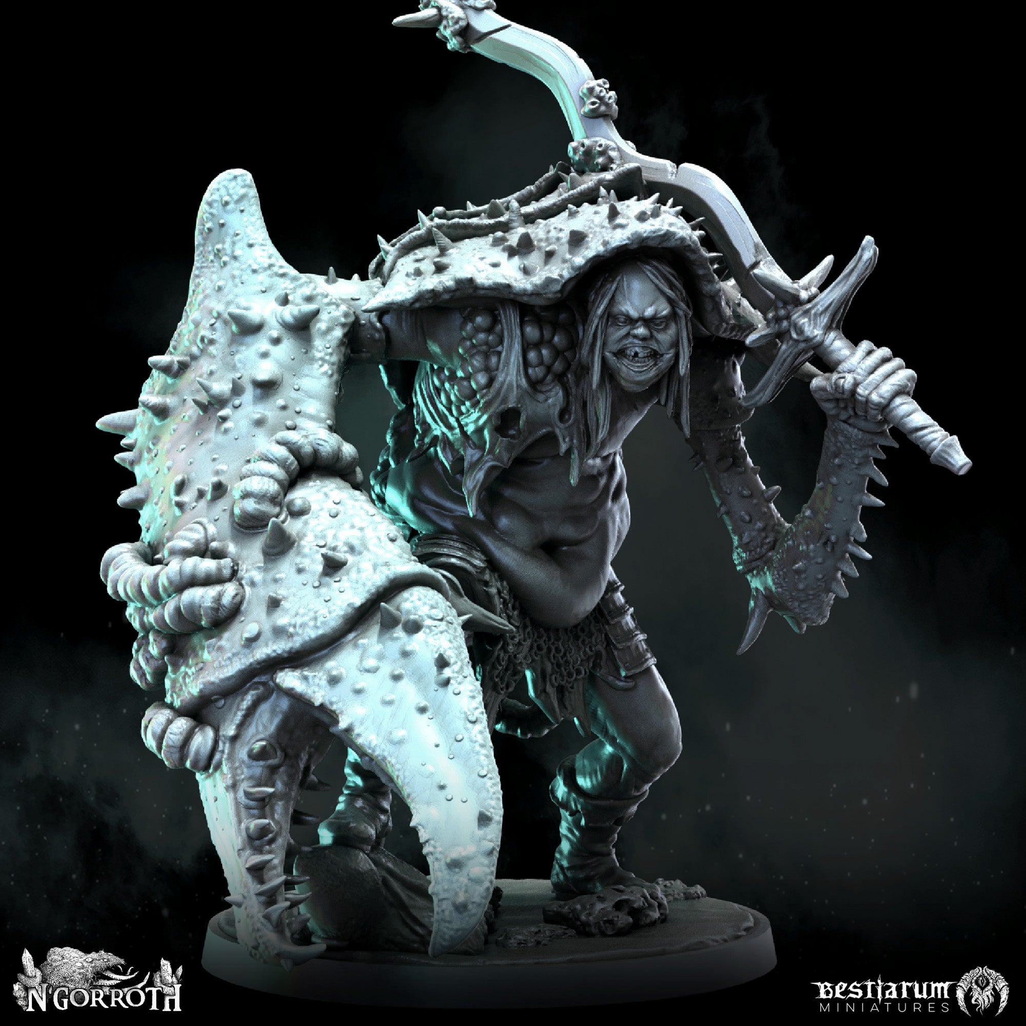 Sunken Cadaver Brute | The N'Gorroth | Bestiarum | Miniatures D&D Wargaming DnD