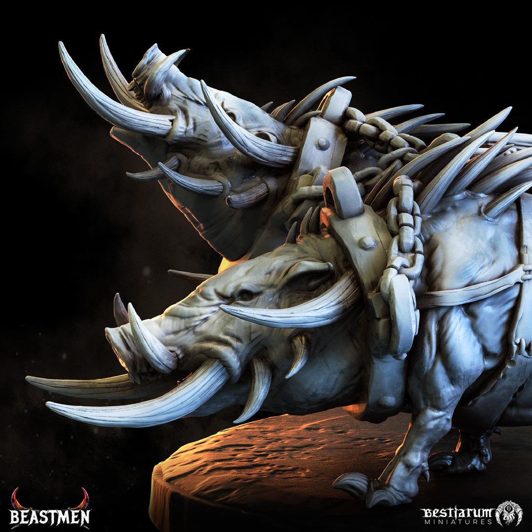 Capra Chariot | Beastmen | Bestiarum | Miniatures D&amp;D Wargaming DnD