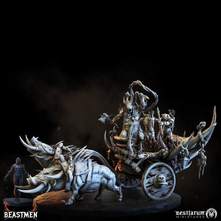 Capra Chariot | Beastmen | Bestiarum | Miniatures D&amp;D Wargaming DnD