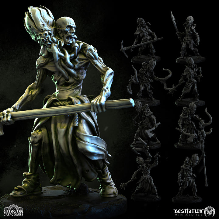 Enslaved Pilgrims | Gorgon Catacombs | Bestiarum | Miniatures D&amp;D Wargaming DnD