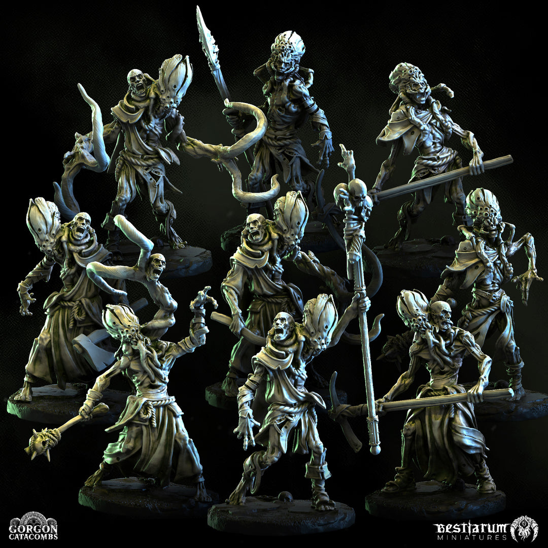 Enslaved Pilgrims | Gorgon Catacombs | Bestiarum | Miniatures D&amp;D Wargaming DnD