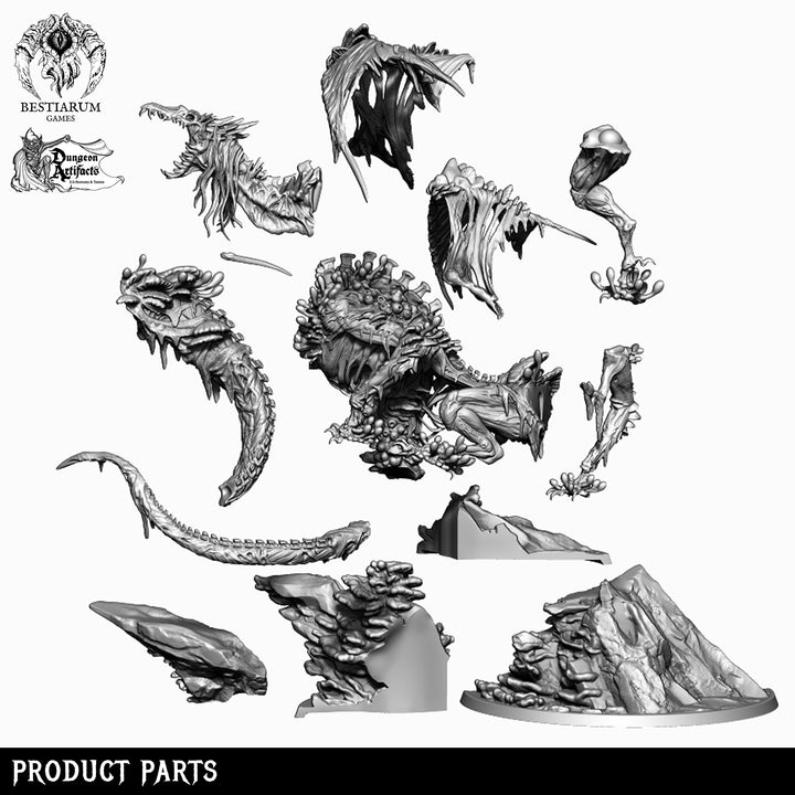 Fungal Dragon | Mycena Mortifera | Bestiarum | Miniatures D&amp;D Wargaming DnD