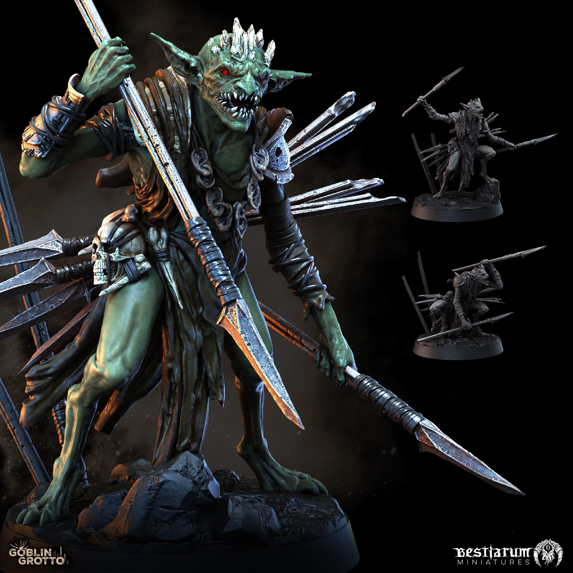 Goblin Strikers | Goblin Grotto | Bestiarum | Miniatures D&D Wargaming DnD