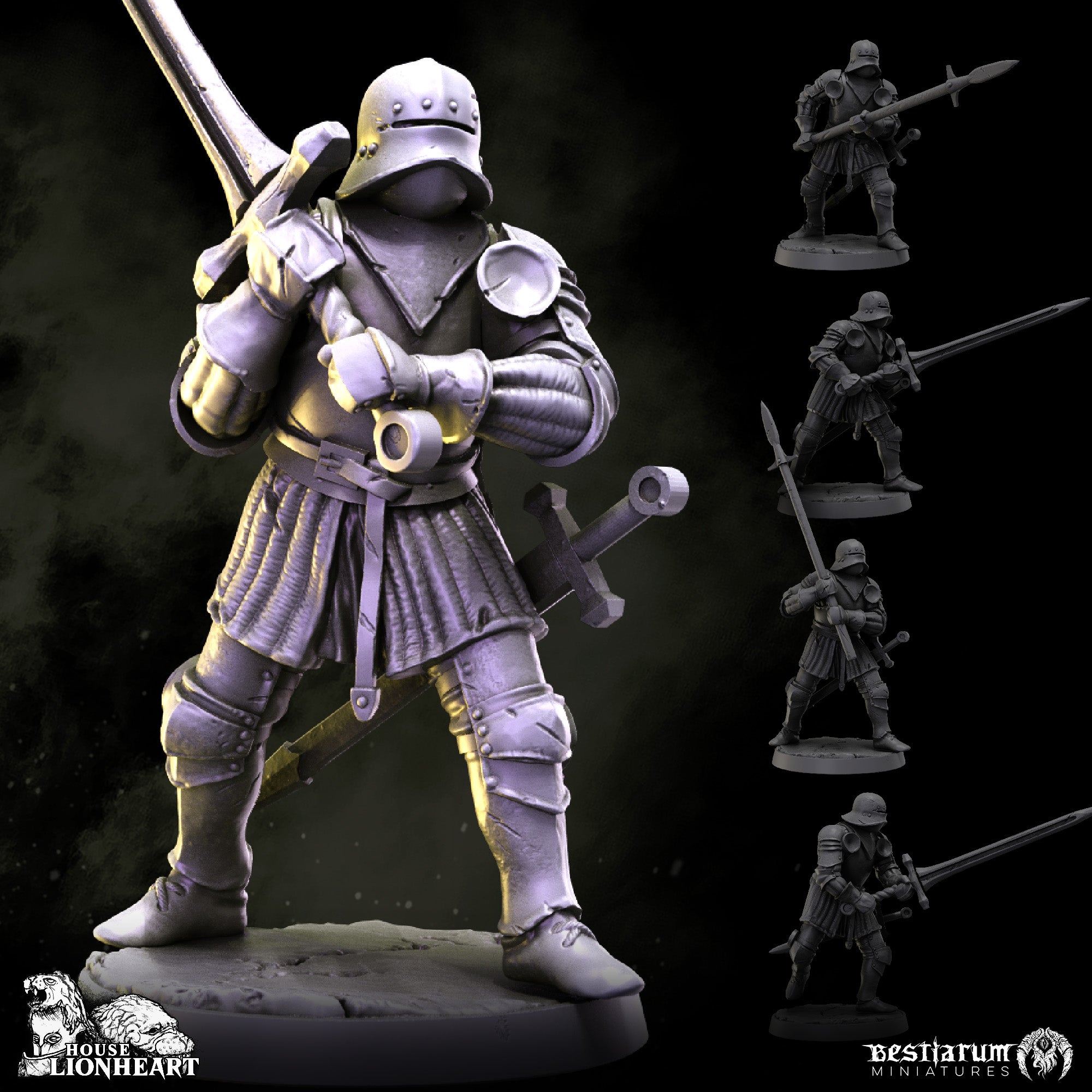 Lord's Guard | House Lionheart | Bestiarum | Miniatures D&D Wargaming DnD