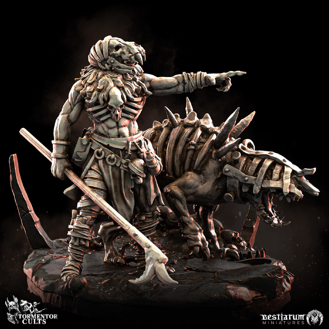 Headhunters with Hounds | Tormentor Cults | Bestiarum | Miniatures | D&amp;D | Wargaming | DnD