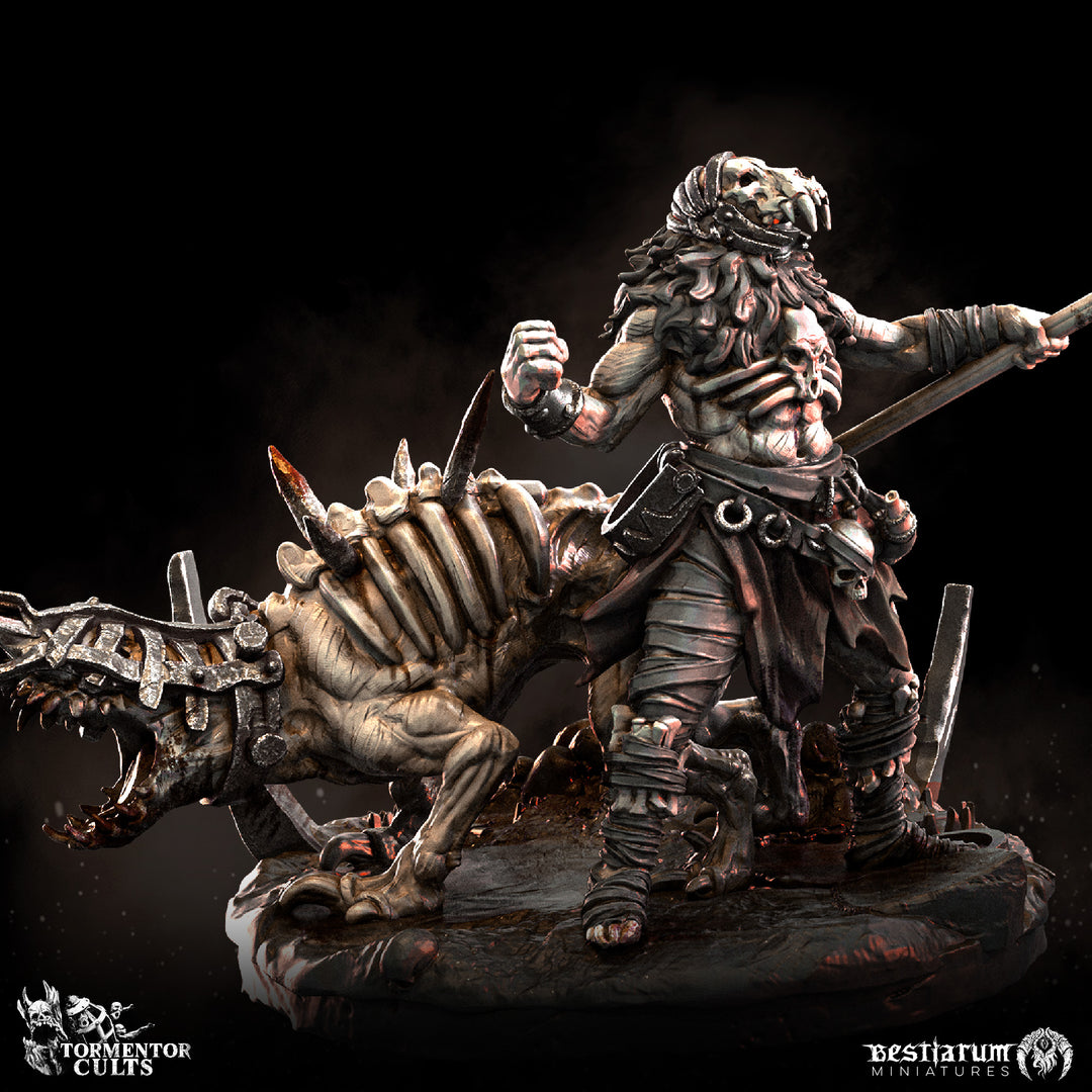 Headhunters with Hounds | Tormentor Cults | Bestiarum | Miniatures | D&amp;D | Wargaming | DnD