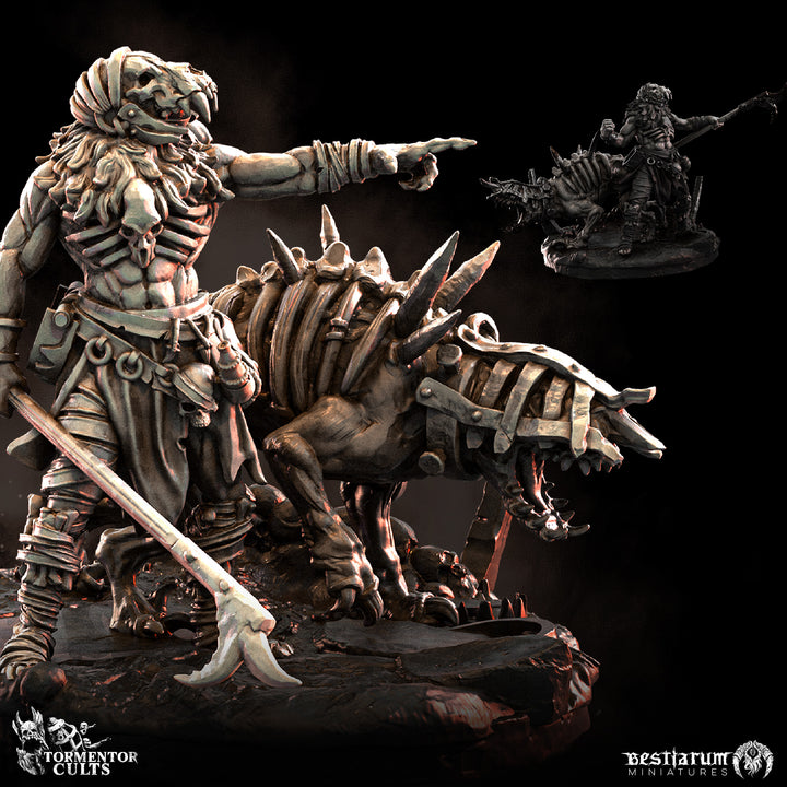 Headhunters with Hounds | Tormentor Cults | Bestiarum | Miniatures | D&amp;D | Wargaming | DnD