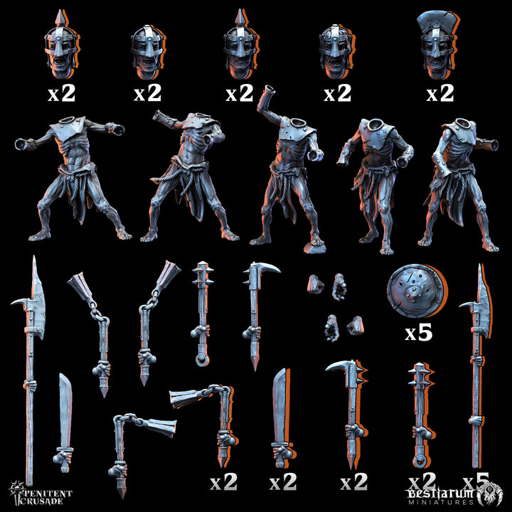 Blasphemous Crusader Warband Set | Penitent Crusade