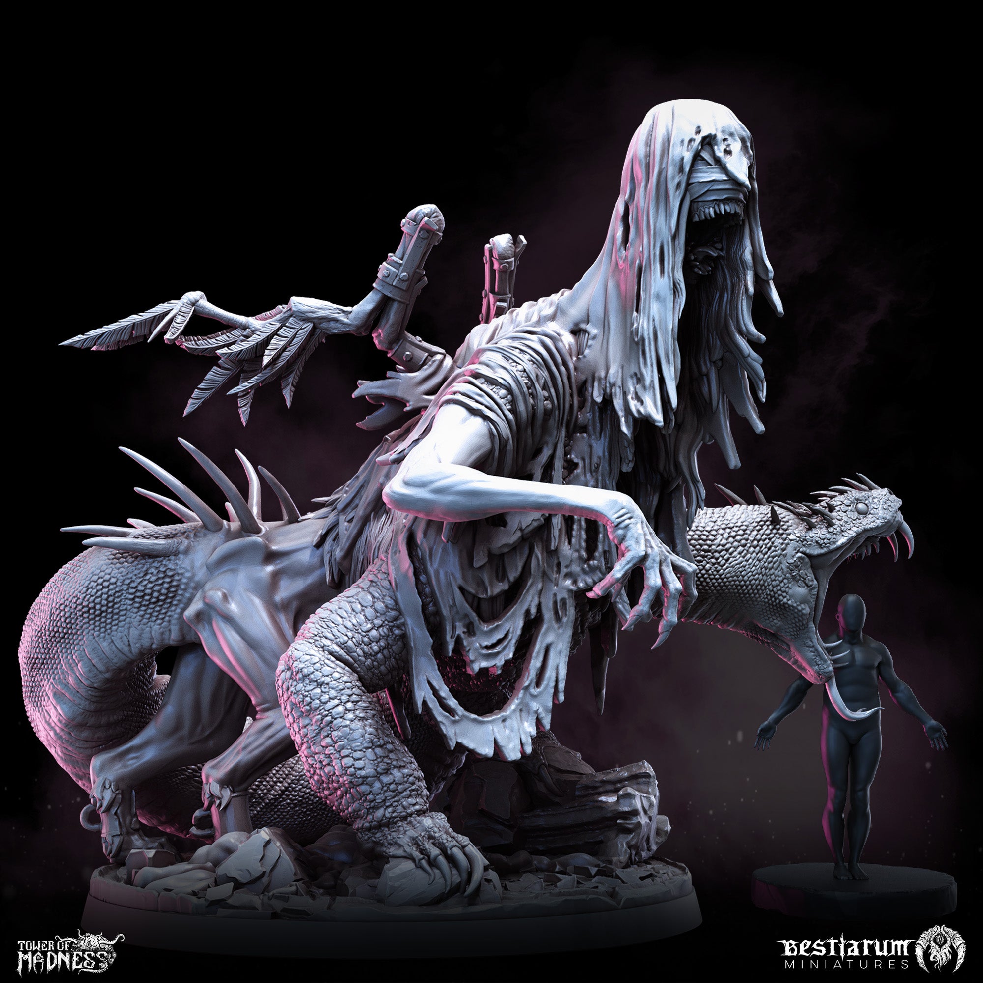 Nightmare Chimera | Tower of Madness | Bestiarum | Miniatures D&D Wargaming DnD