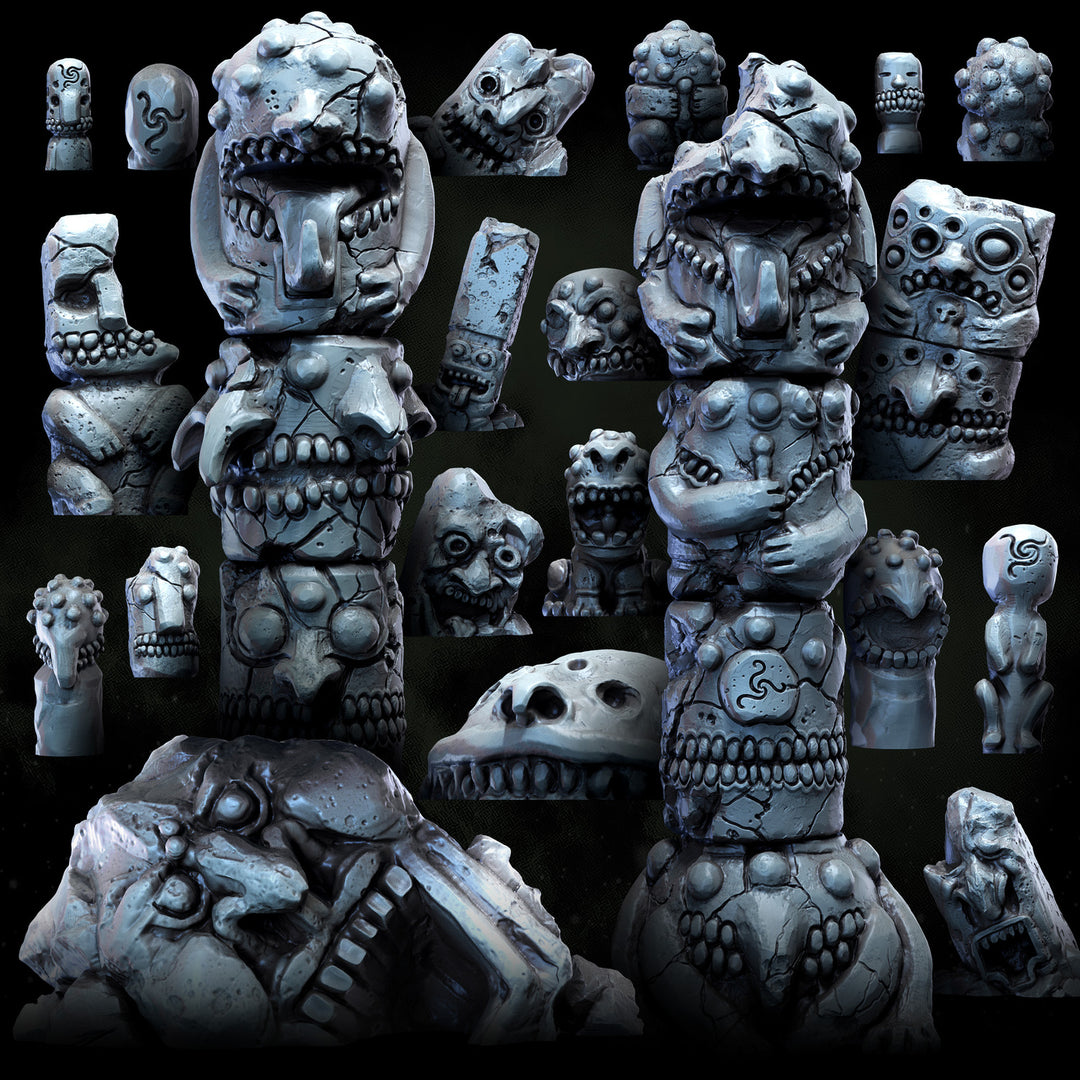 Anuran Totems | STL | The Lost Continent
