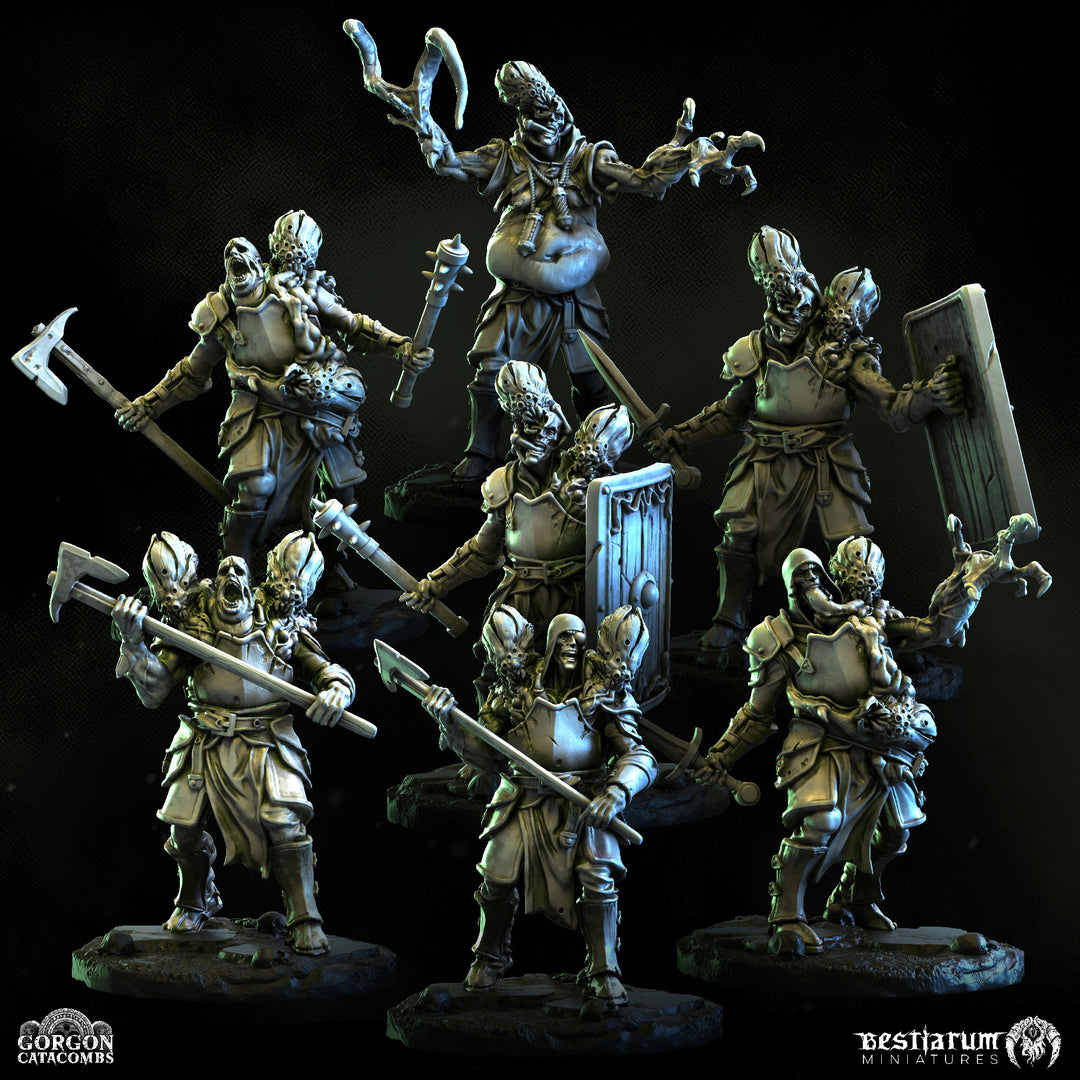 Enslaved Warriors | Gorgon Catacombs | Bestiarum | Miniatures D&amp;D Wargaming DnD