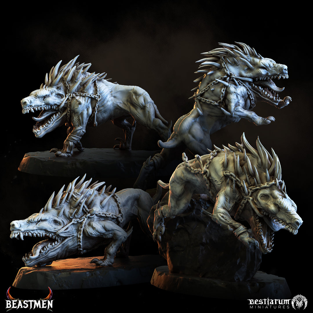 Gorehounds | Beastmen | Bestiarum | Miniatures D&amp;D Wargaming DnD