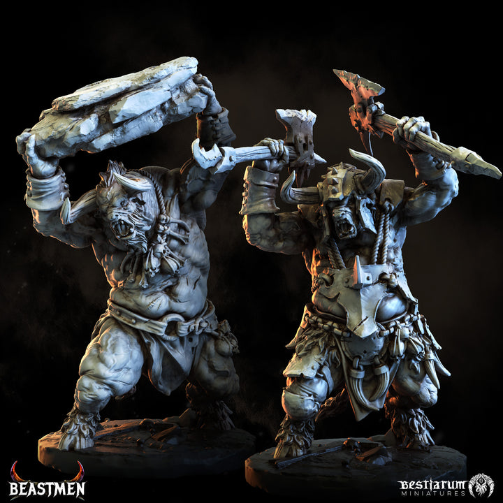 Aurox Battlesmith | Beastmen | Bestiarum | Miniatures D&amp;D Wargaming DnD