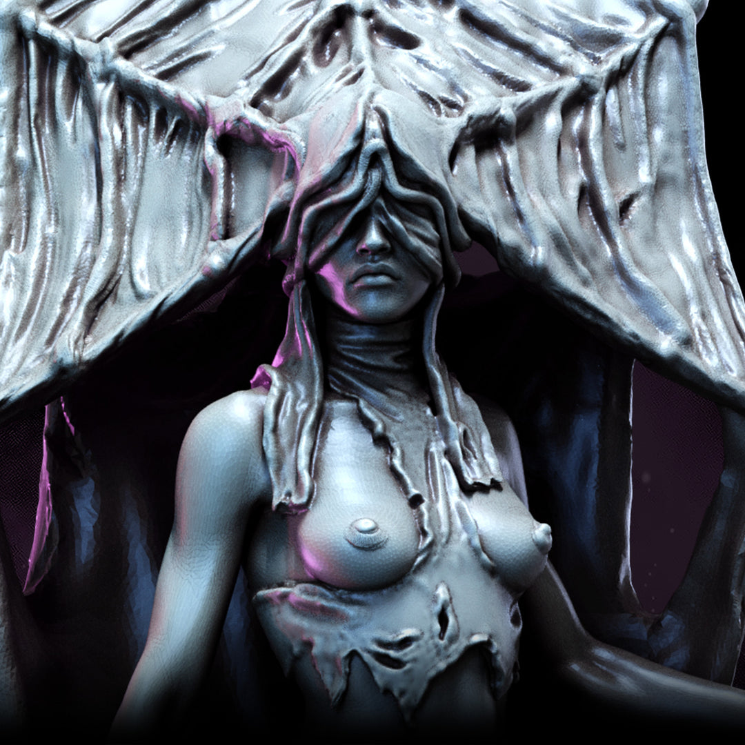 Dark Elf High Priestess | STL | The Remade