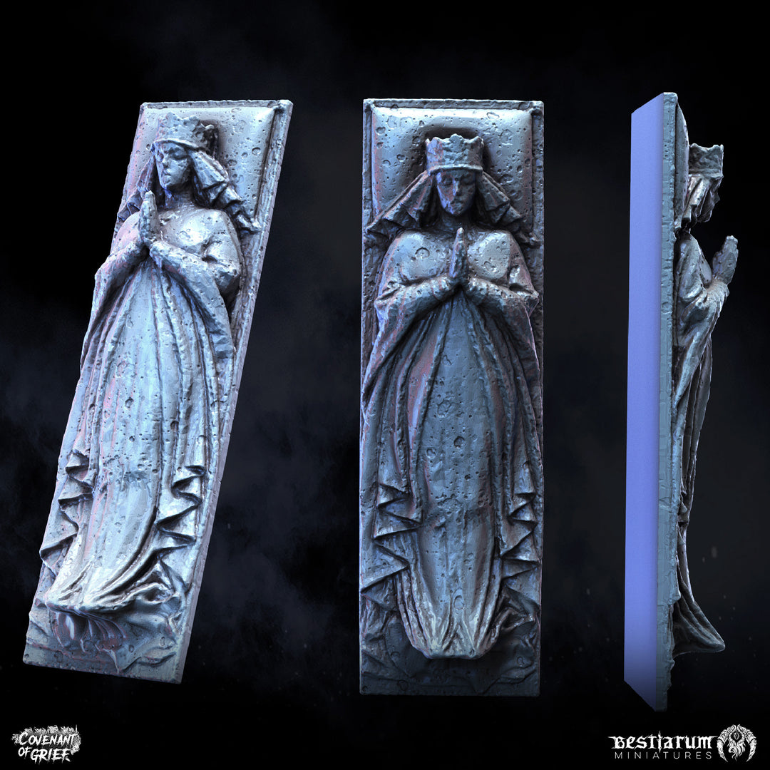 Gravestones and Tomb Kit | Covenant of Grief | Bestiarum | Miniatures D&amp;D Wargaming DnD