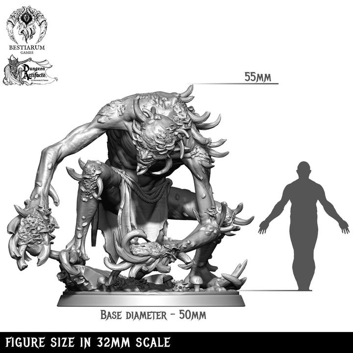 Feral Cave Troll | STL | Goblin Grotto