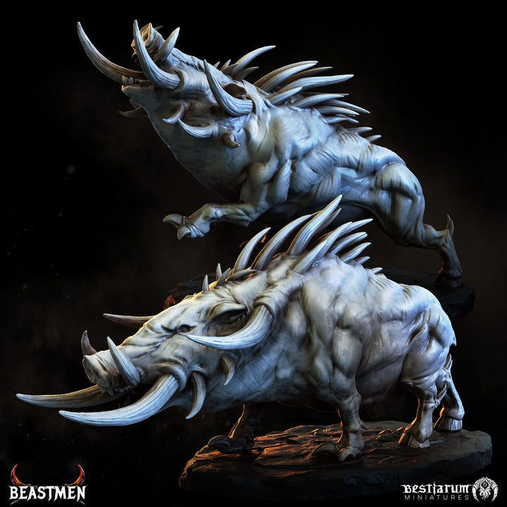 Boargores | Beastmen | Bestiarum | Miniatures D&amp;D Wargaming DnD